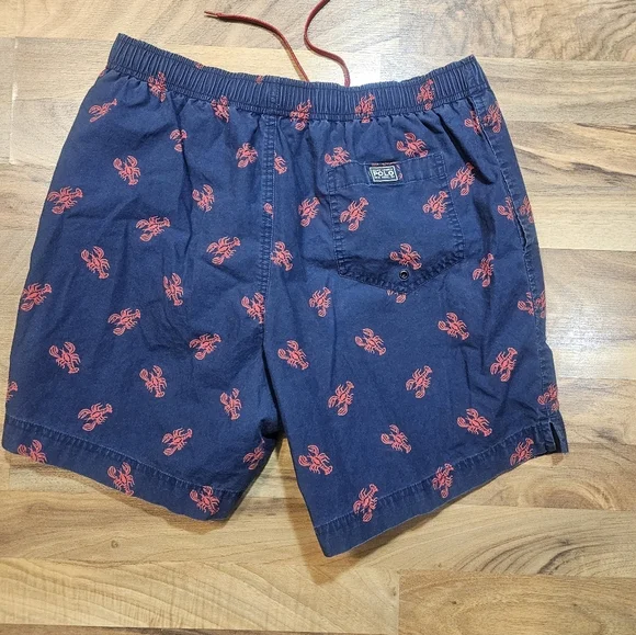 Polo Ralph Lauren Lobster Print Swim Trunks Men’s M - Picture 8 of 9